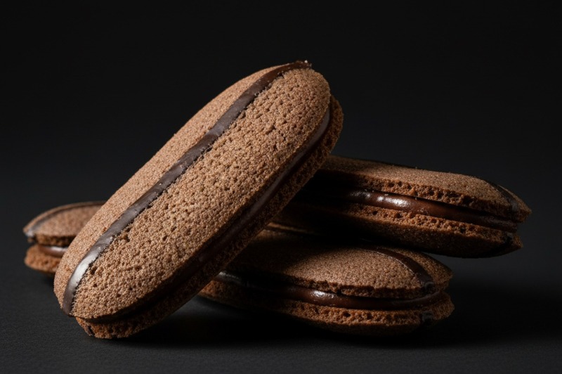 Cat Tongue Sandwich Cookies 