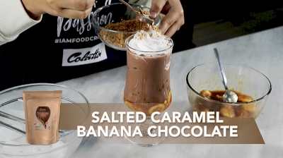 Salted Caramel Banana with Colatta Drinking Chocolate