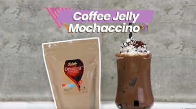 Resep Coffee Jelly Mochaccino menggunakan Colatta Drinking Chocolate