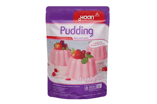 Haan Pudding Mix Strawberry Pouch