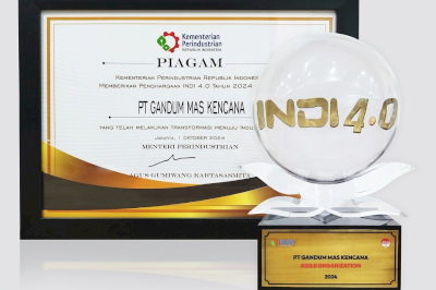 PT Gandum Mas Kencana Receives INDI 4.0 Award for Agile Organization Category