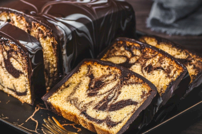 Marble Cake, Kombinasi Motif Marmer pada Cake